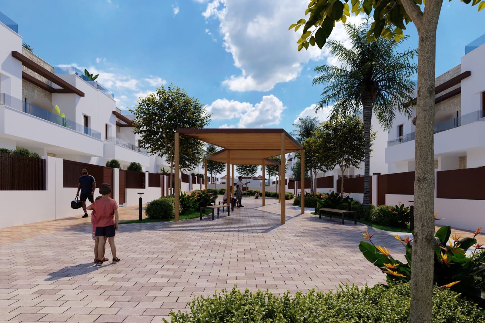 3 sypialnia Dom blizniak na sprzedaż w Orihuela Costa z basenem - 315 000 € (Ref: 9996583)