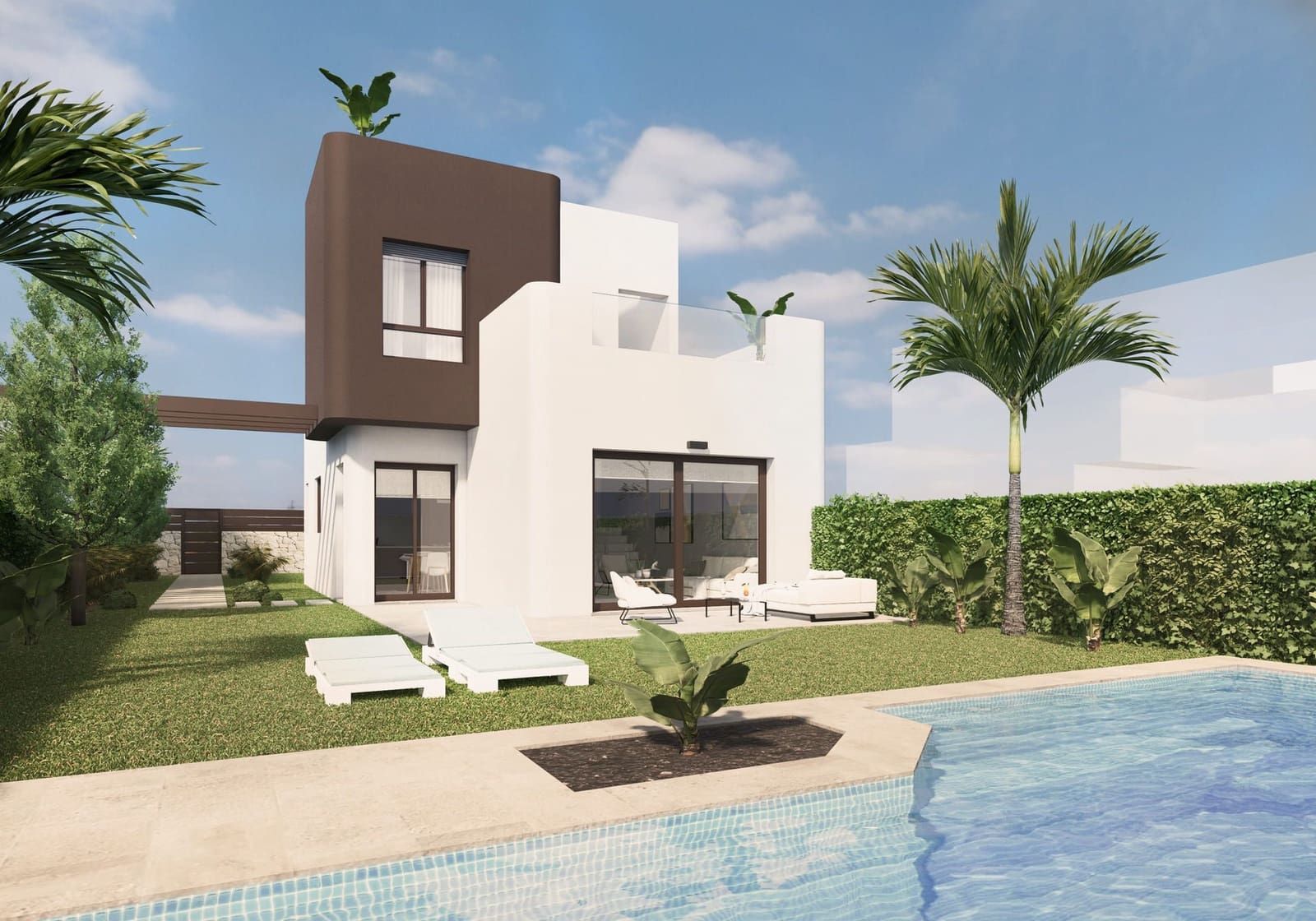 3 soveværelse Villa til salg i Pilar de la Horadada med swimmingpool garage - € 499.000 (Ref: 9998037)