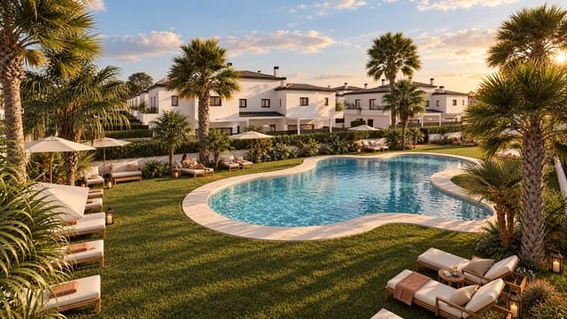 3 Zimmer Doppelhaus zu verkaufen in Monte y Mar, Santa Pola mit Pool Garage - 350.000 € (Ref: 9998047)