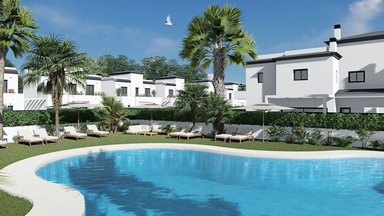 3 sovrum Semi-fristående Villa till salu i Gran Alacant med pool garage - 410 000 € (Ref: 9998048)