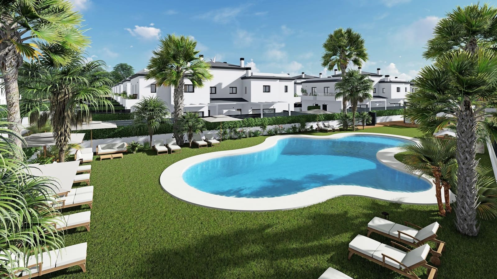 3 sovrum Semi-fristående Villa till salu i Gran Alacant med pool garage - 410 000 € (Ref: 9998048)
