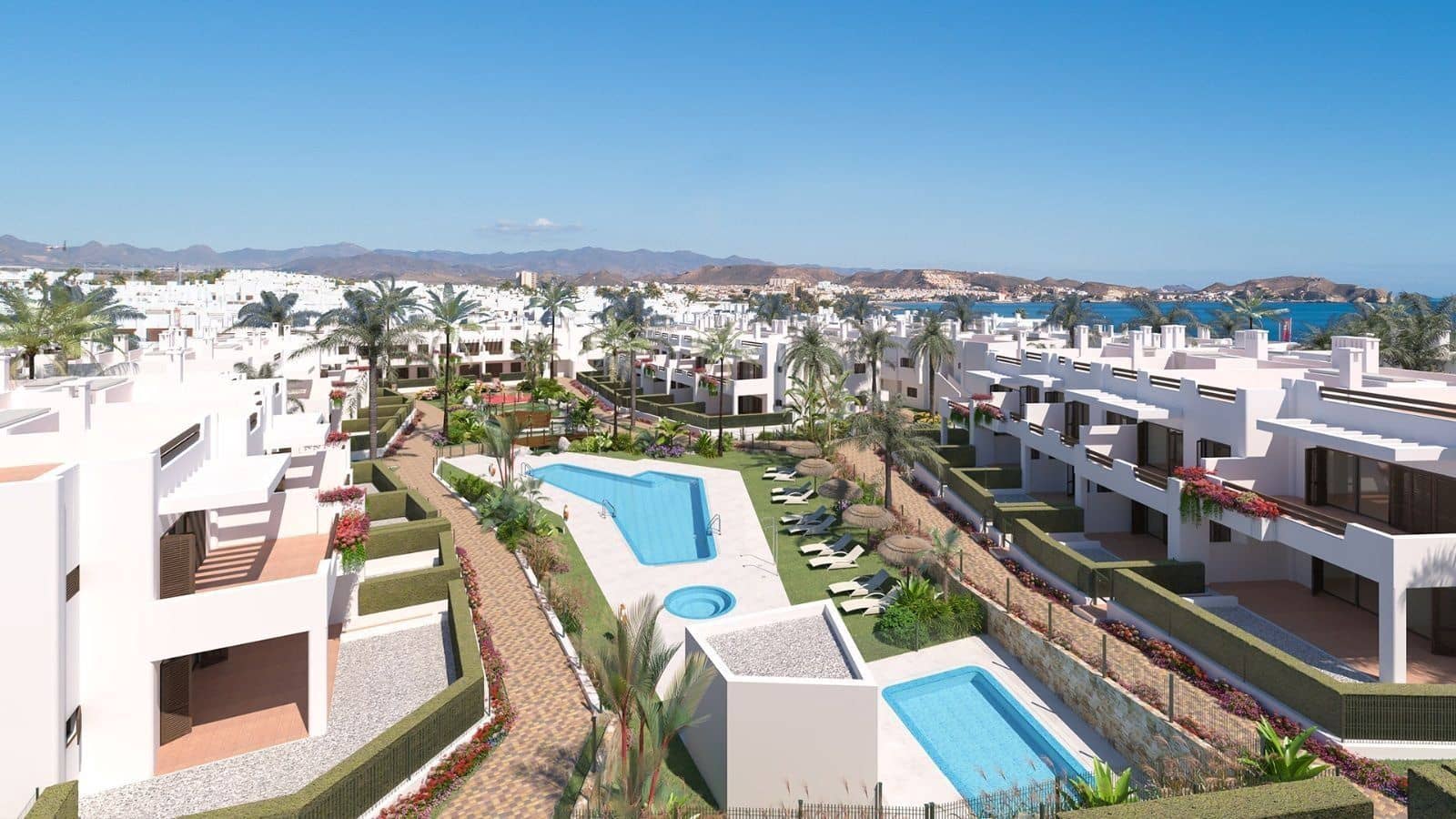 Piso de 2 habitaciones en Pulpí en venta con piscina garaje - 198.000 € (Ref: 10127459)