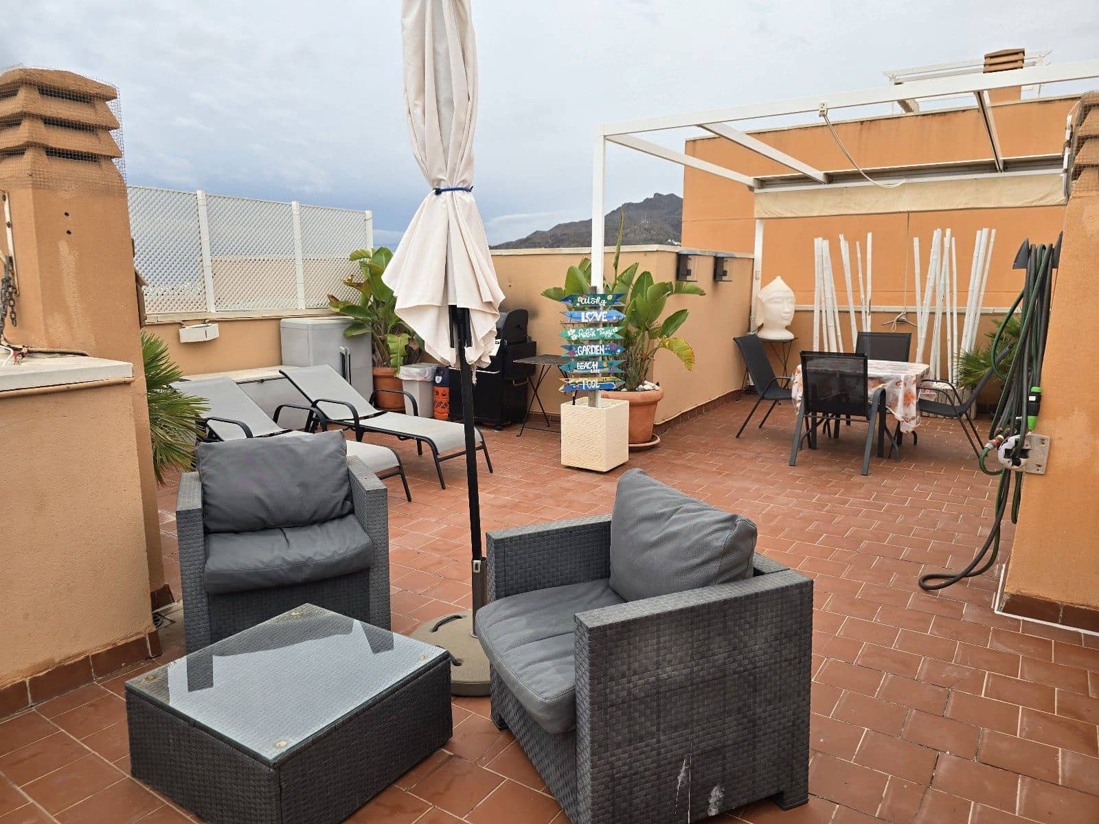 2 soverom Penthouse til salgs i Mojacar med svømmebasseng garasje - € 250 000 (Ref: 10163984)