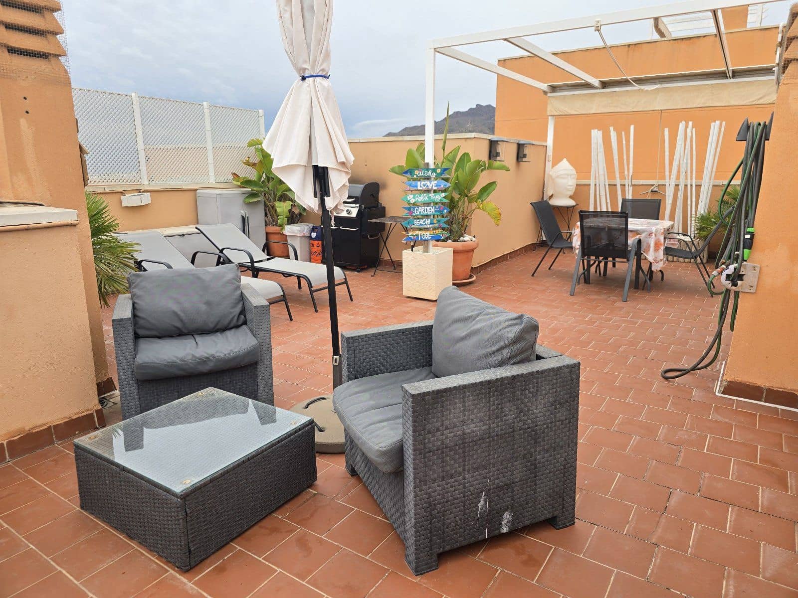 2 soverom Penthouse til salgs i Mojacar med svømmebasseng garasje - € 250 000 (Ref: 10163984)