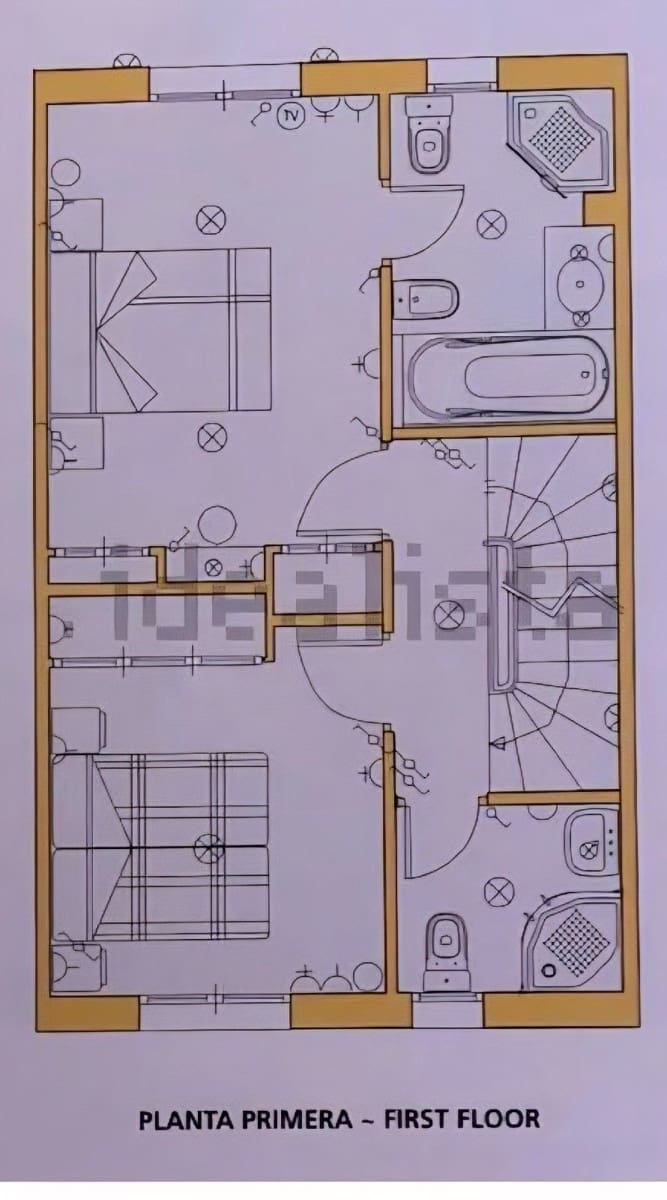 3 soveværelse Byhus til salg i Cuevas del Almanzora med swimmingpool garage - € 175.000 (Ref: 7463839)