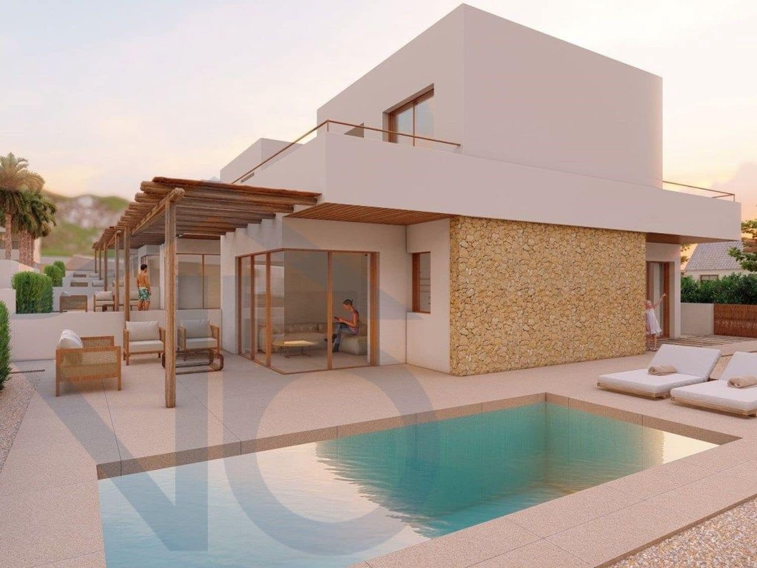 3 soveværelse Villa til salg i Cuevas del Almanzora med swimmingpool garage - € 320.000 (Ref: 9379764)