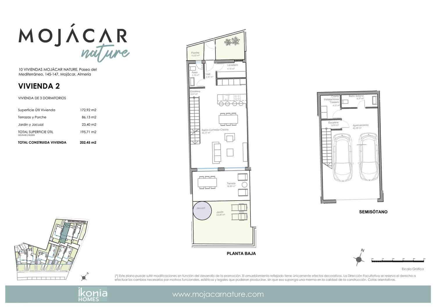 3 sypialnia Dom na sprzedaż w Mojacar z basenem garażem - 575 000 € (Ref: 9379794)