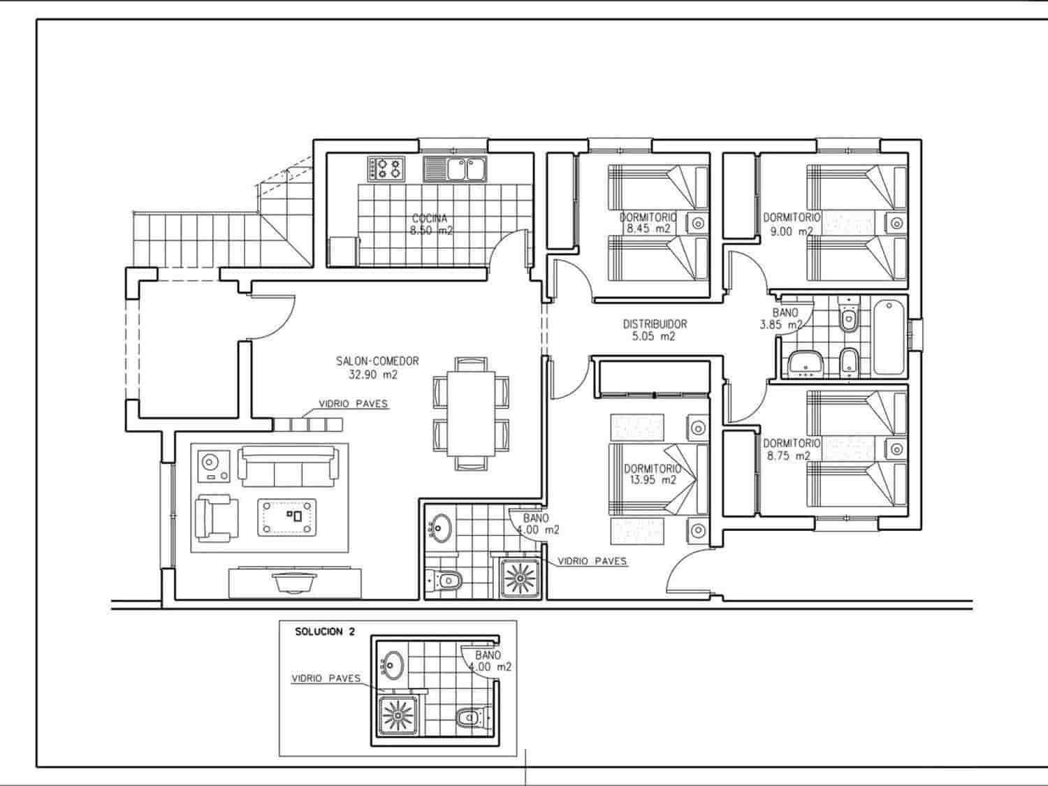4 sypialnia Willa na sprzedaż w Vera z basenem garażem - 595 000 € (Ref: 9413429)