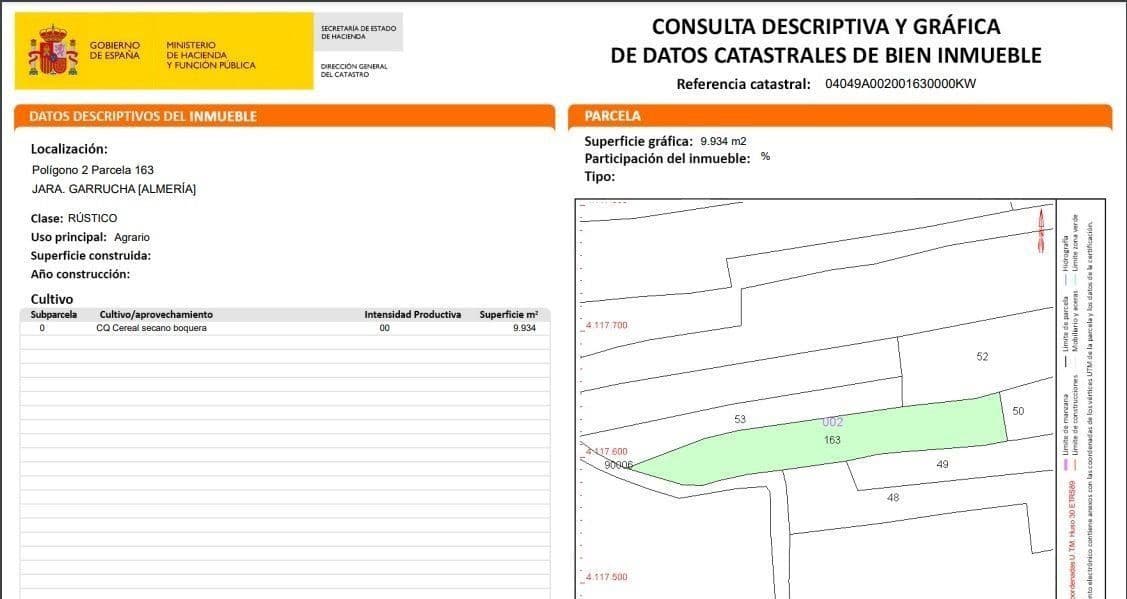Solar/Parcela en Garrucha en venta - 89.000 € (Ref: 9470719)