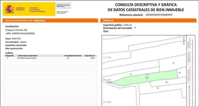 Solar/Parcela en Garrucha en venta - 89.000 € (Ref: 9470719)