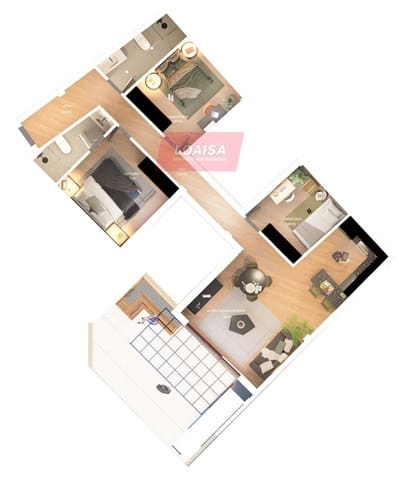 3 quarto Penthouse para venda em Vera Ciudad, Vera com piscina garagem - 275 000 € (Ref: 9679222)