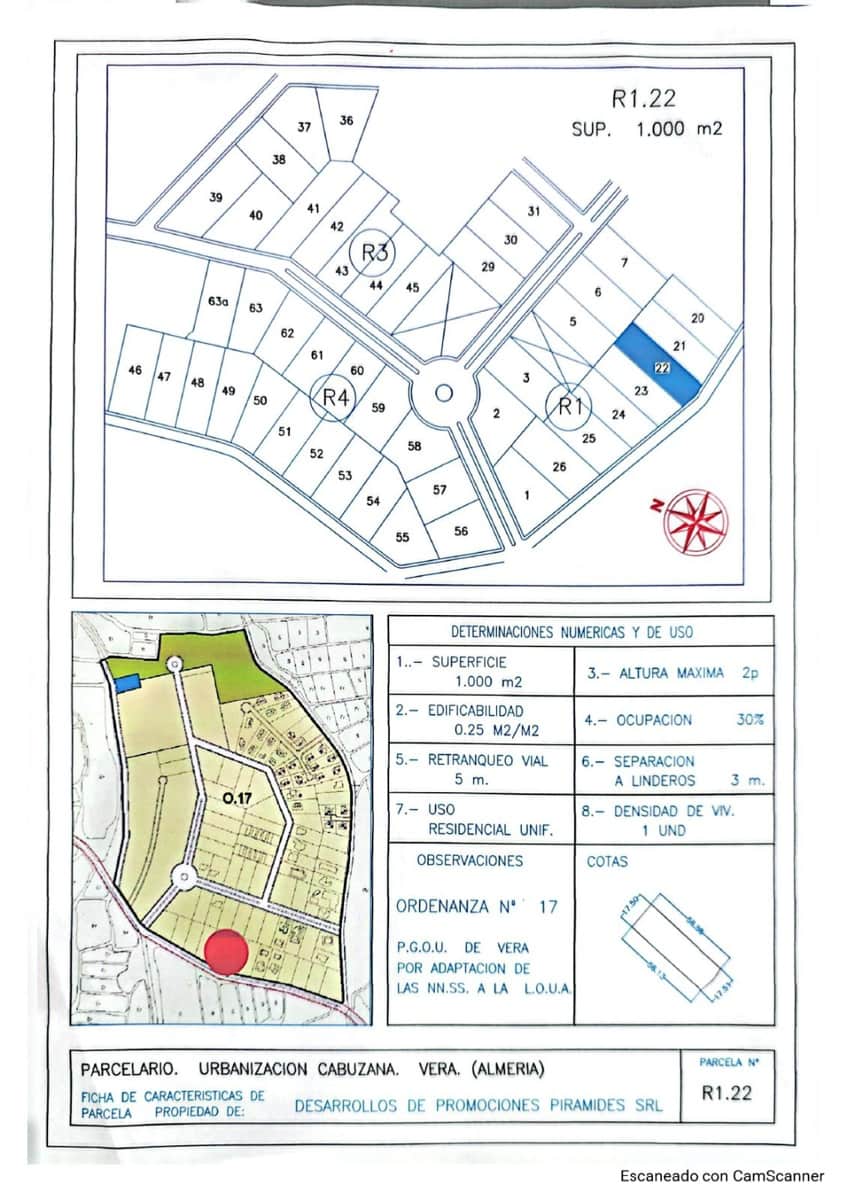 Building Plot for sale in Vera - € 130,000 (Ref: 9850176)