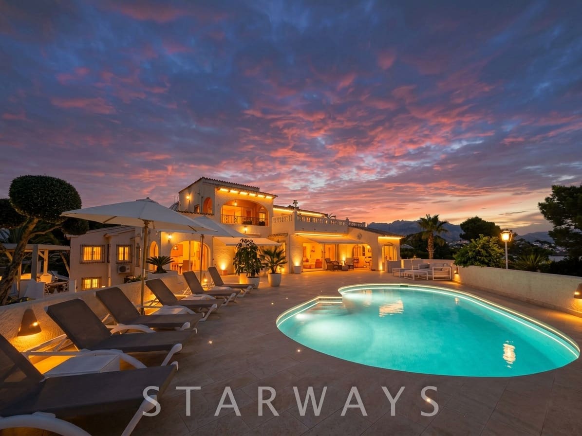 7 bedroom Villa for sale in Altea with pool garage - € 1,590,000 (Ref: 10135613)