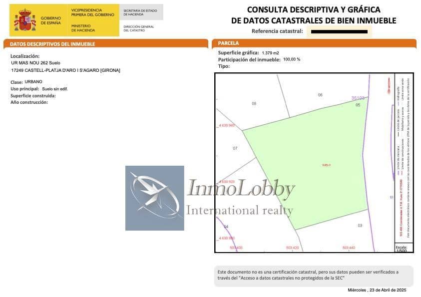 Działka budowlana na sprzedaż w Platja d'Aro - 300 000 € (Ref: 8949888)