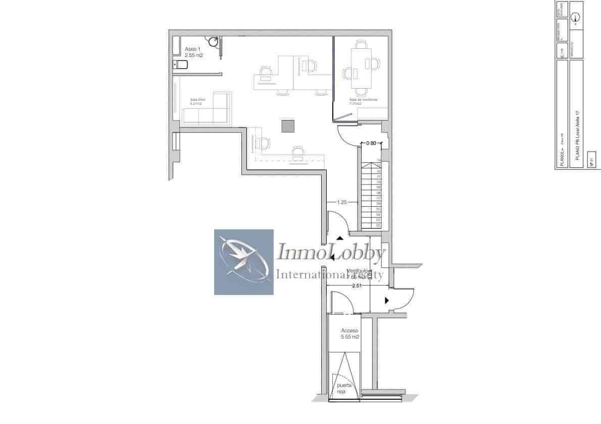 2 soveværelse Kontor til salg i Barcelona by - € 380.000 (Ref: 9194279)