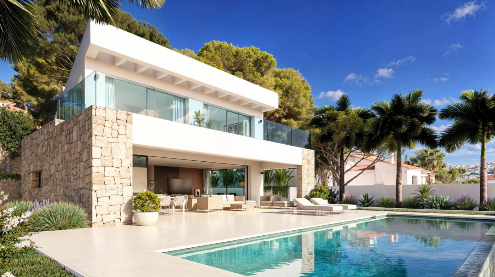 Chalet de 4 habitaciones en Moraira en venta con piscina - 2.300.000 € (Ref: 9589511)
