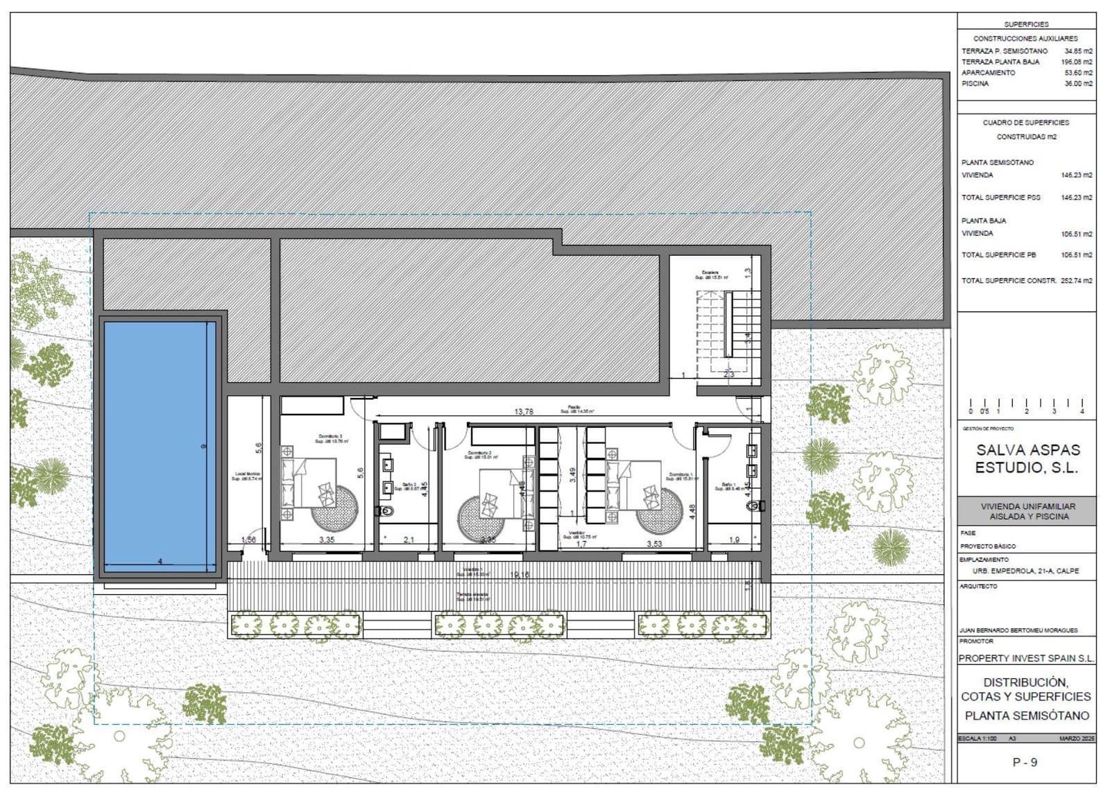 3 quarto Moradia para venda em Calpe / Calp com garagem - 1 345 000 € (Ref: 9589514)