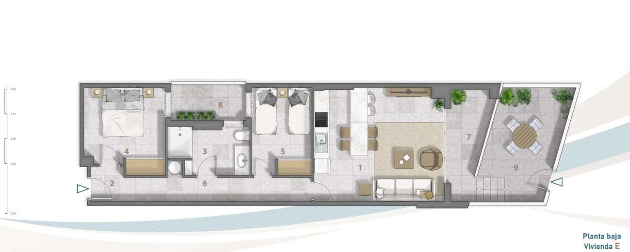 2 Zimmer Apartment zu verkaufen in Lo Pagan mit Pool Garage - 450.000 € (Ref: 9589990)