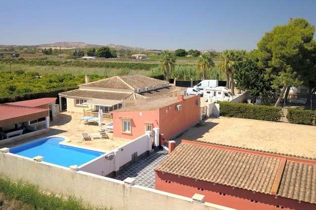 6 chambre Finca/Maison de Campagne à vendre à Heredades, Almoradí avec piscine - 595 000 € (Ref: 9599823)