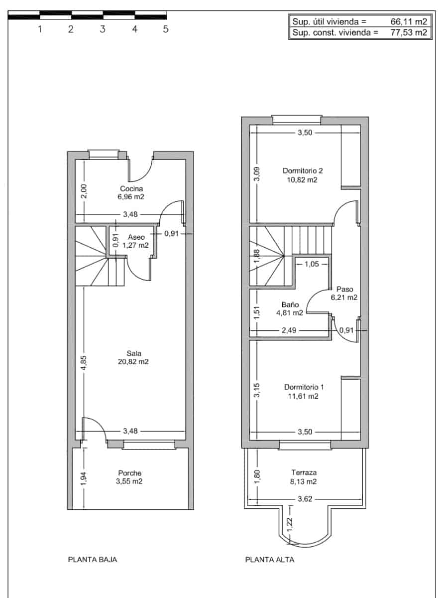 2 soverom Hus til salgs i Rojales med svømmebasseng - € 165 000 (Ref: 9603647)