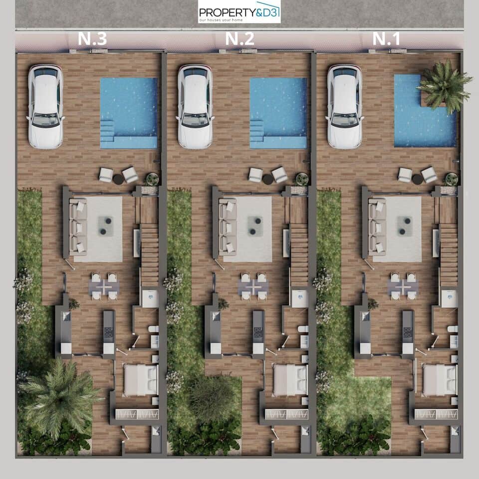 3 makuuhuone Huvila myytävänä paikassa San Pedro del Pinatar mukana uima-altaan - 479 900 € (Ref: 9614122)