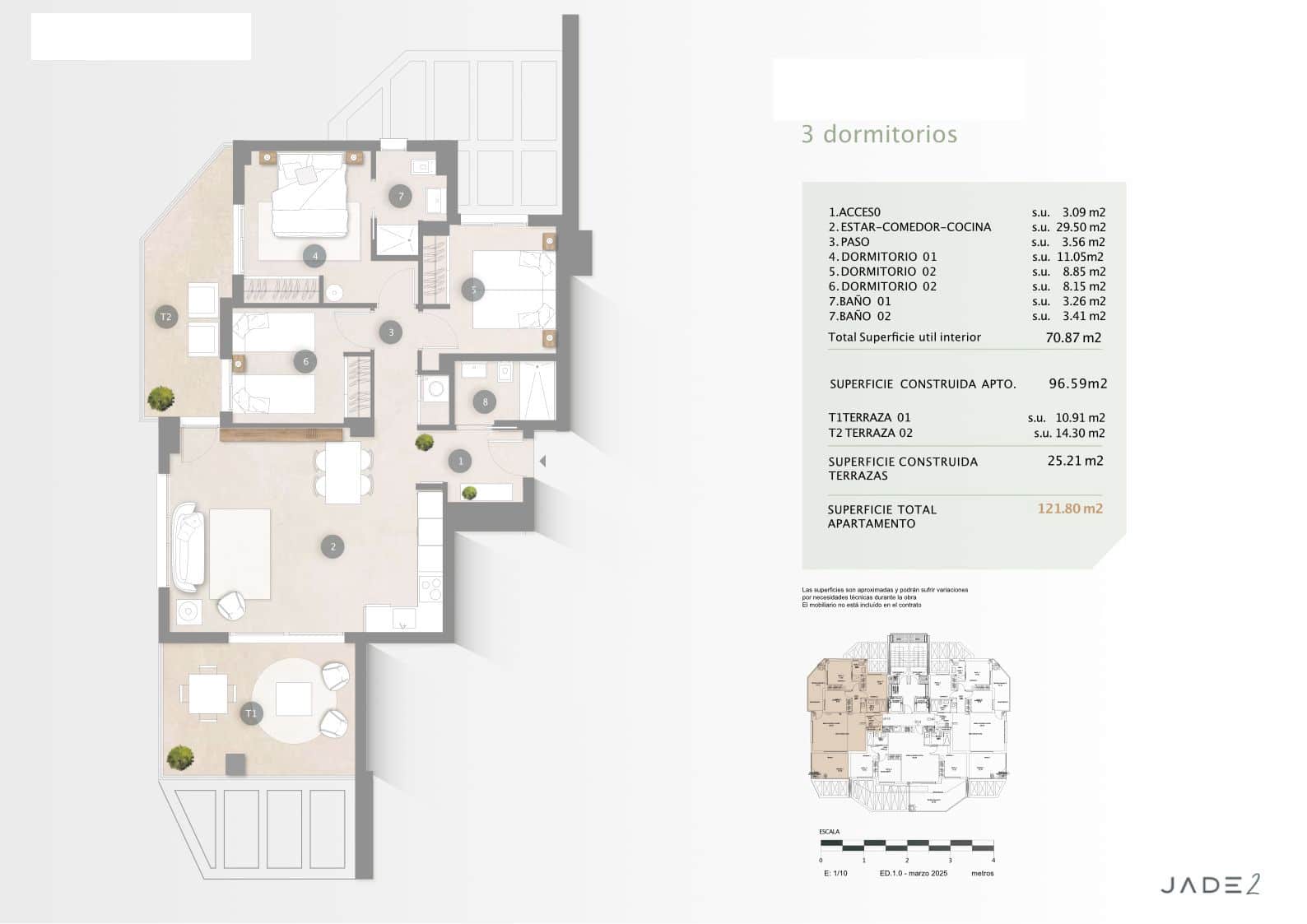 3 chambre Appartement à vendre à Calpe / Calp avec piscine - 527 000 € (Ref: 9638119)