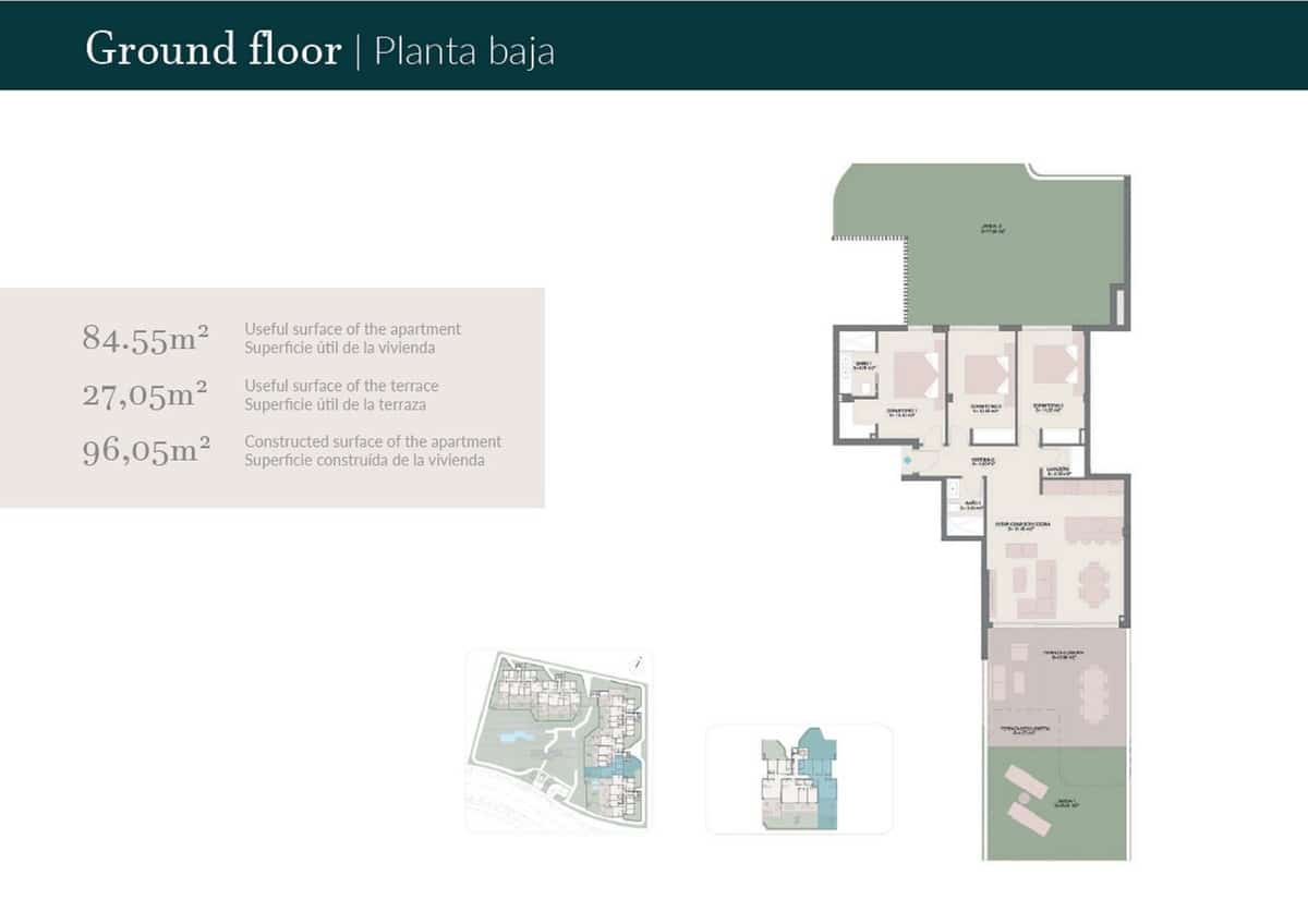 2 Zimmer Apartment zu verkaufen in El Padron mit Pool - 520.000 € (Ref: 9669669)