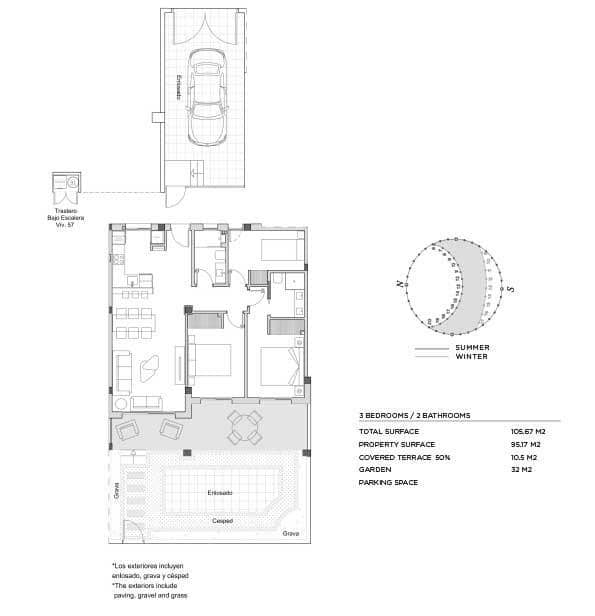 3 bedroom Bungalow for sale in Rojales with pool garage - € 414,000 (Ref: 9787836)