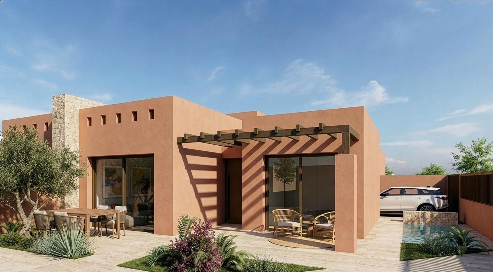 2 slaapkamer Halfvrijstaande villa te koop in Torre-Pacheco met zwembad garage - € 272.900 (Ref: 9787840)