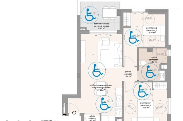 2 bedroom Apartment for sale in Algarrobo with pool - € 243,700 (Ref: 9105177)