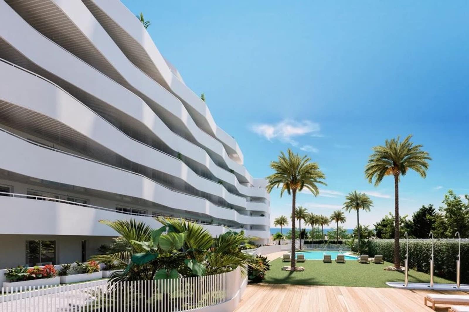 2 sovrum Lägenhet till salu i Torre del Mar med pool - 380 000 € (Ref: 9263008)