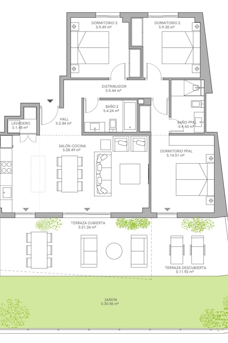 3 sovrum Lägenhet till salu i Rincon de la Victoria med pool - 477 000 € (Ref: 9340201)