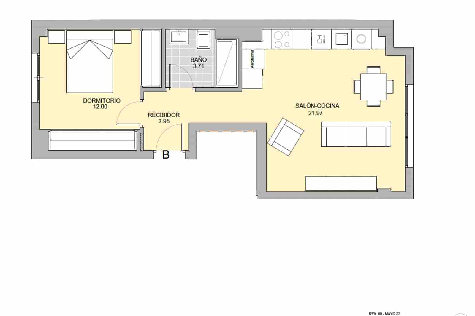 Apartamento de 1 habitación en Málaga ciudad en venta con piscina - 350.000 € (Ref: 9483595)