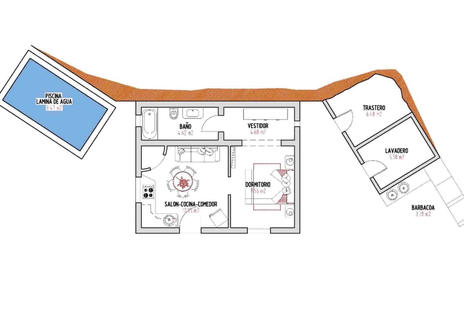 Chalet de 1 habitación en Nerja en venta con piscina - 290.000 € (Ref: 9492760)