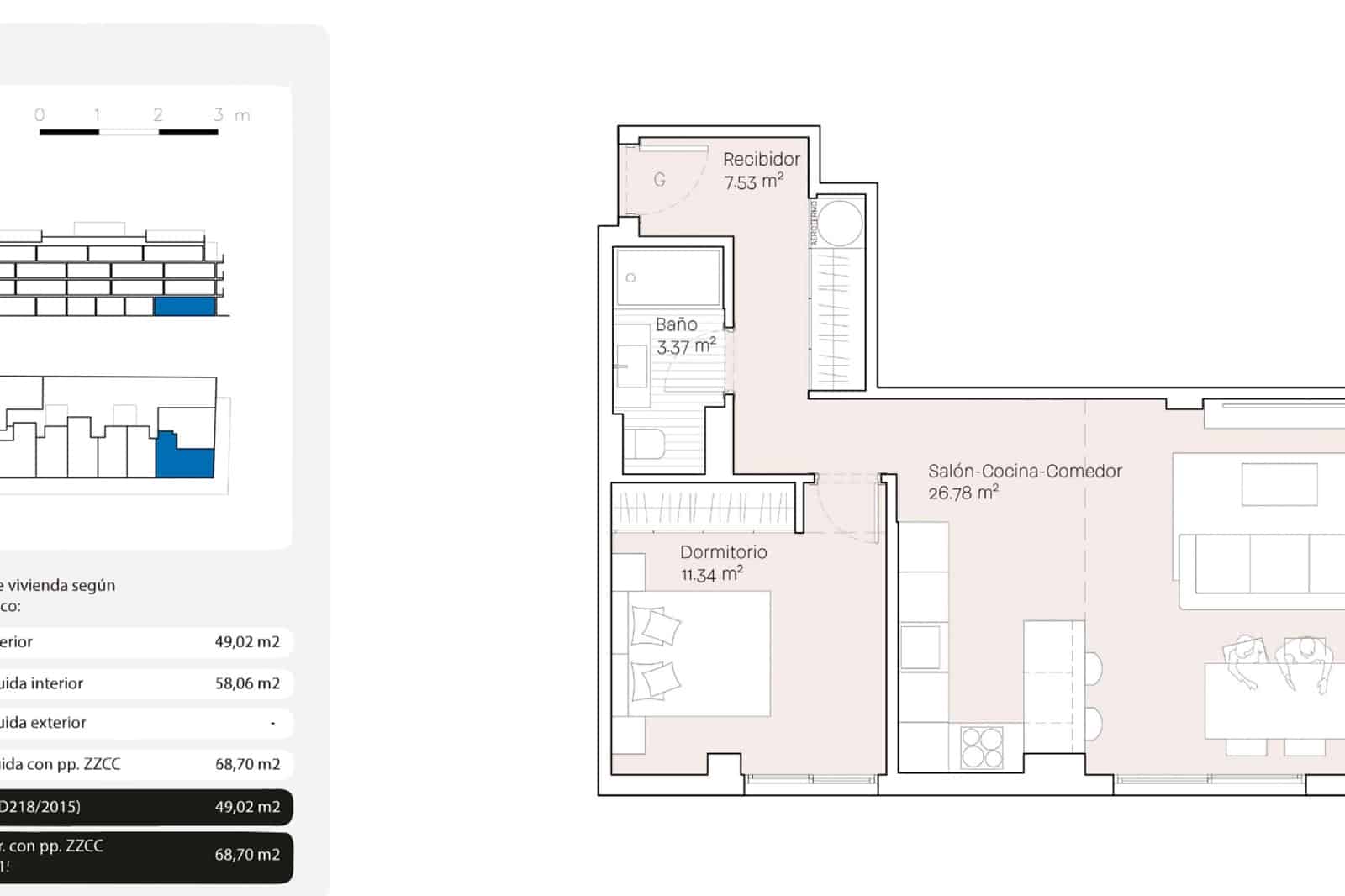 1 soverom Leilighet til salgs i Rincon de la Victoria med svømmebasseng - € 328 000 (Ref: 9650647)