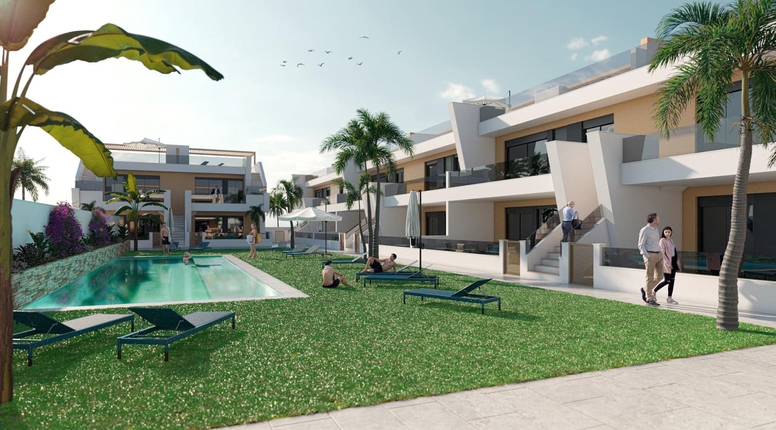 3 bedroom Apartment for sale in San Pedro del Pinatar with pool - € 299,000 (Ref: 8001372)