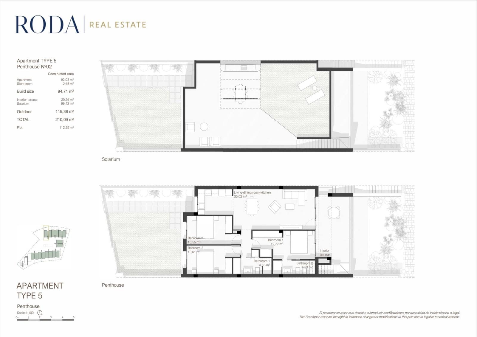 3 soveværelse Bungalow til salg i Roda med swimmingpool garage - € 285.000 (Ref: 8592298)