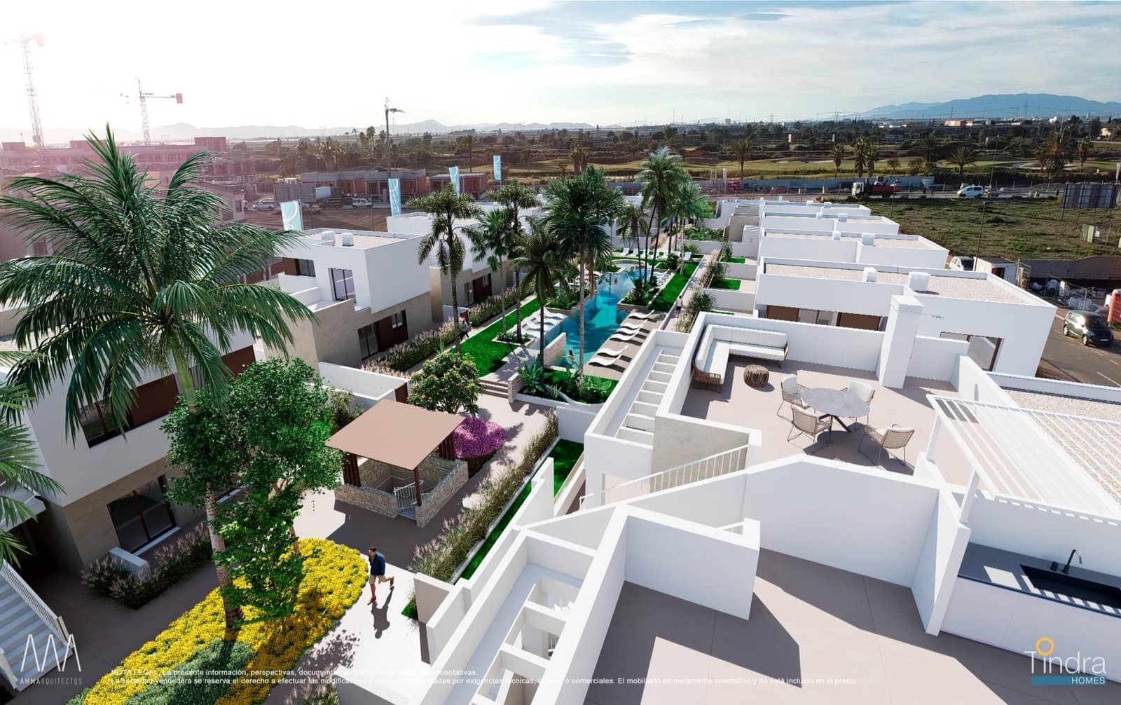 3 Zimmer Villa zu verkaufen in Los Alcazares mit Pool - 320.000 € (Ref: 9401261)