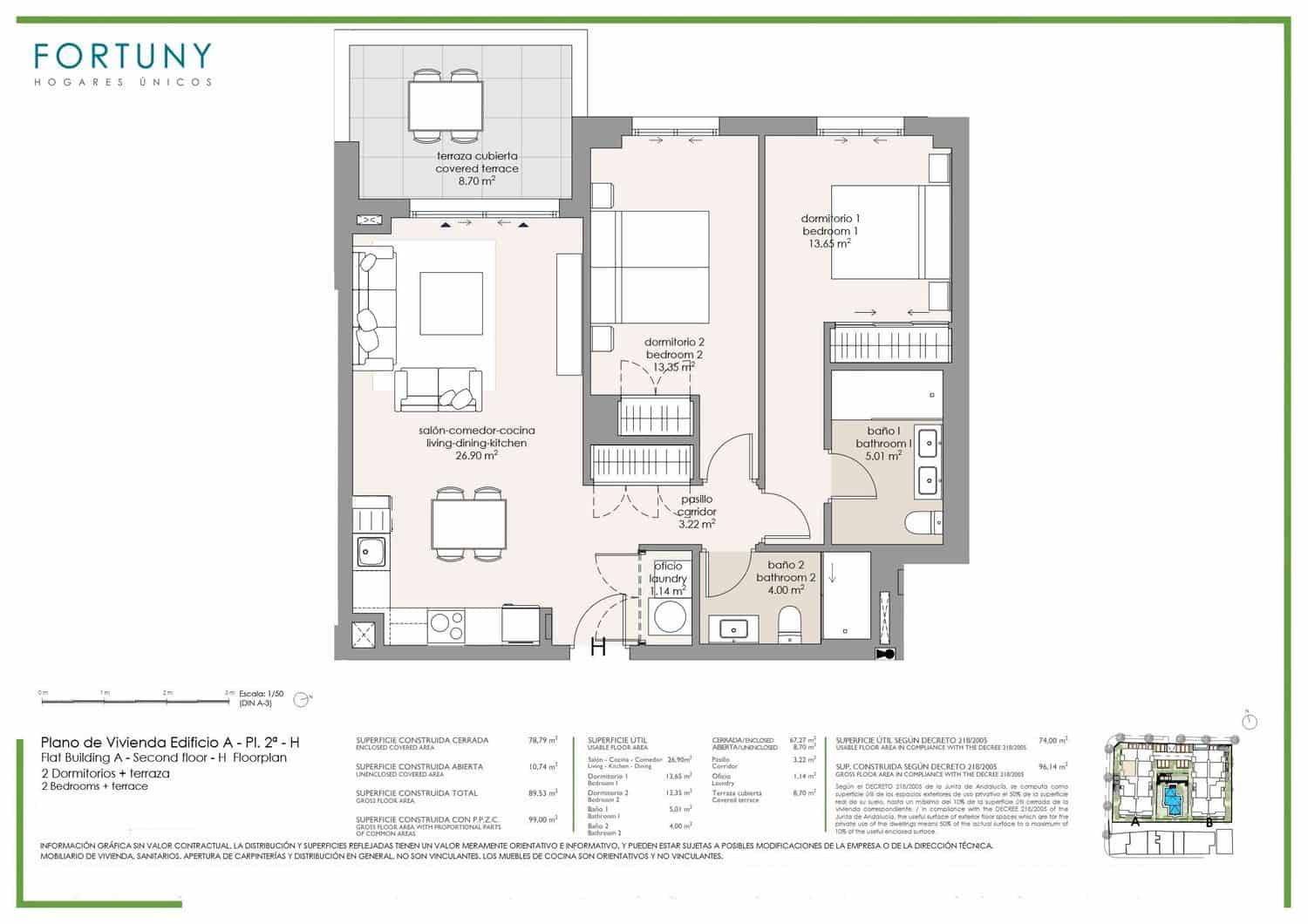 2 soveværelse Lejlighed til salg i Algarrobo Costa med swimmingpool garage - € 297.000 (Ref: 9707786)