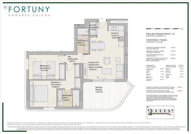 2 chambre Appartement à vendre à Torre del Mar, Vélez-Málaga avec piscine garage - 371 000 € (Ref: 9709493)