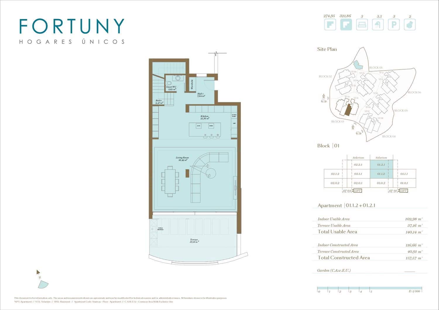 3 quarto Apartamento para venda em Ojen com piscina garagem - 2 698 000 € (Ref: 9709501)