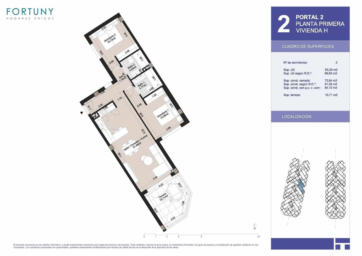 2 chambre Appartement à vendre à Torrox-Costa avec piscine garage - 300 000 € (Ref: 9714326)