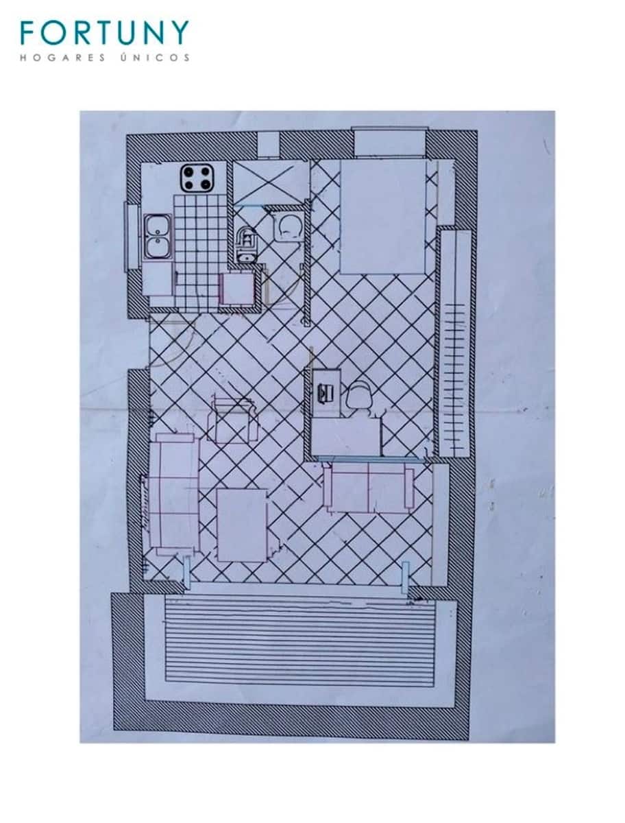 1 soverom Leilighet til salgs i Malaga by med svømmebasseng garasje - € 335 000 (Ref: 9714327)