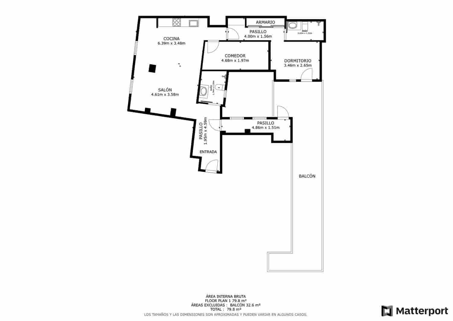 2 camera da letto Appartamento in vendita in Malaga citta con garage - 399.000 € (Rif: 9875506)