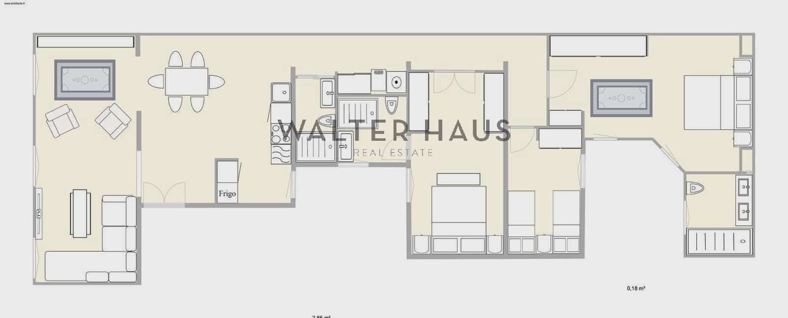 3 soveværelse Lejlighed til salg i Madrid by - € 2.100.000 (Ref: 10054441)
