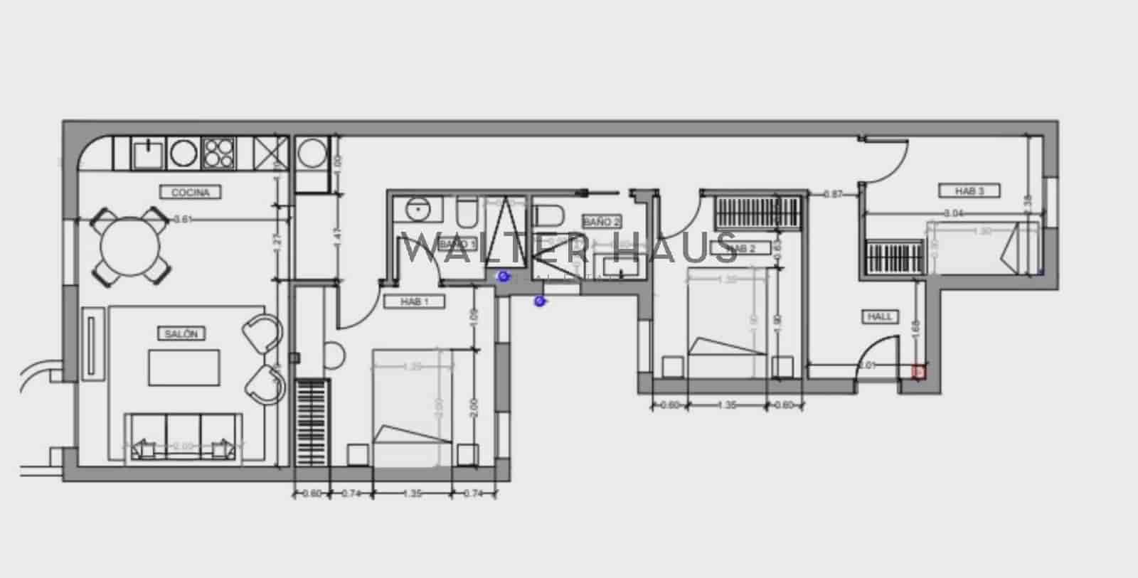 3 sypialnia Mieszkanie na sprzedaż w Miasto Madryt - 815 000 € (Ref: 10057659)