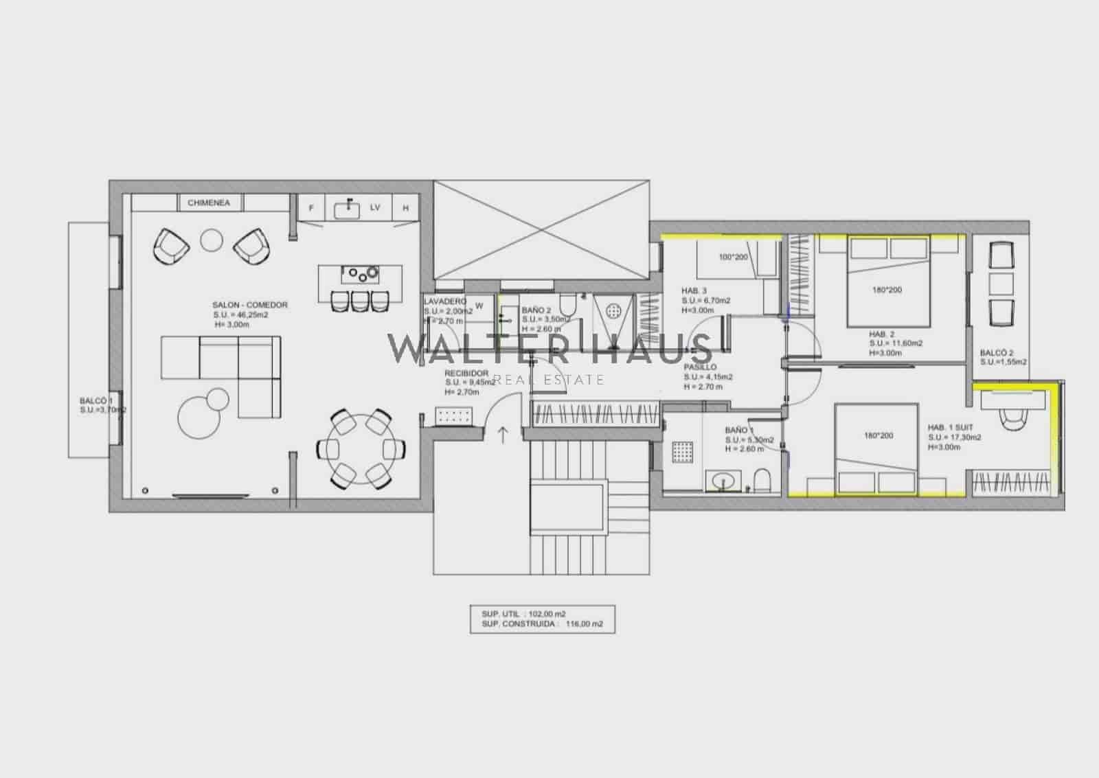 3 Zimmer Wohnung zu verkaufen in Barcelona Stadt - 845.000 € (Ref: 10078797)