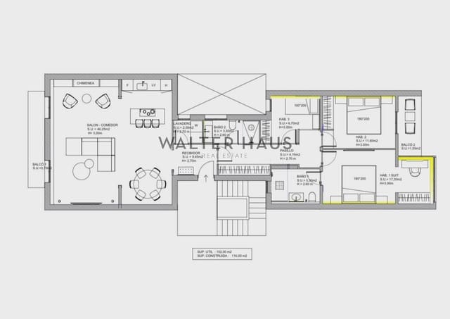 3 Zimmer Wohnung zu verkaufen in Sant Antoni, Barcelona Stadt - 845.000 € (Ref: 10078797)