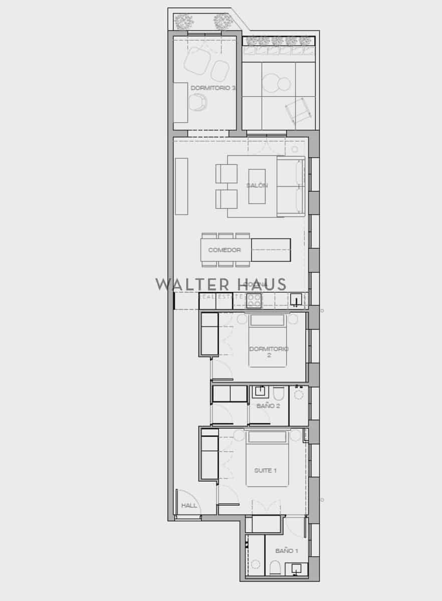 3 quarto Apartamento para venda em Madrid cidade - 1 380 000 € (Ref: 10093766)