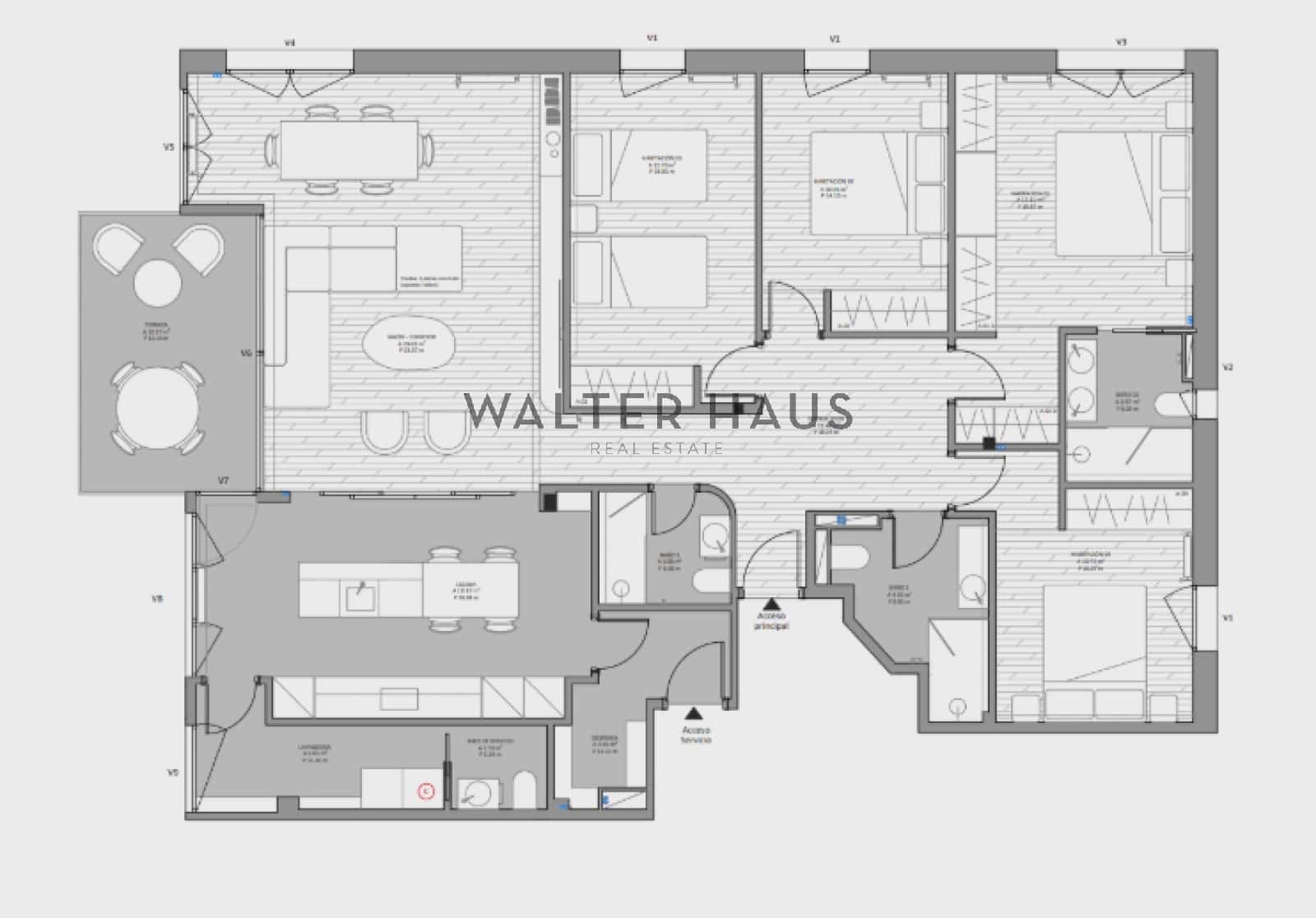 Piso de 4 habitaciones en Madrid ciudad en venta con piscina garaje - 1.399.000 € (Ref: 10093767)